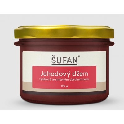 Šufan Jahodový džem 190 g – Zboží Dáma