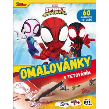 Jiri Models omalovánky s tetováním Spidey