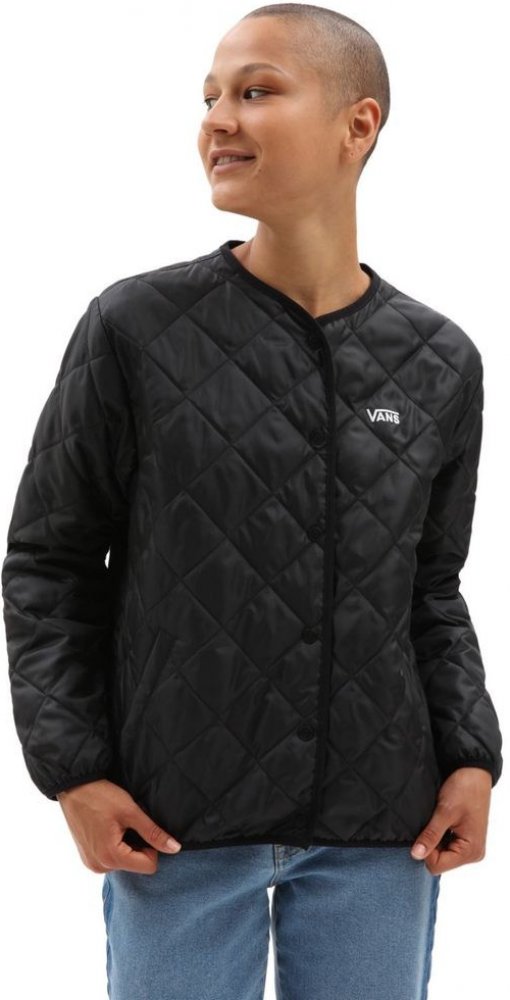 Vans WM Forces Quilted Jacket Black 