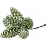 KAEMINGK Vánoční skleněná přízdoba šišky k dekorování 1ks, 3cm - Světle zelené – Hledejceny.cz