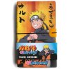 Poznámkový blok CurePink Cestovní a pracovní poznámkový blok Naruto Shippuden Symbol Konohy 12 x 19,5 cm