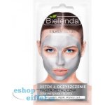 Bielenda Metallic Masks Silver Detox detoxikační a čistící maska pro smíšenou a mastnou pleť 8 g – Hledejceny.cz