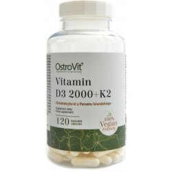 Ostrovit Vitamin D3 2000 IU + K2 vege 120 kapslí