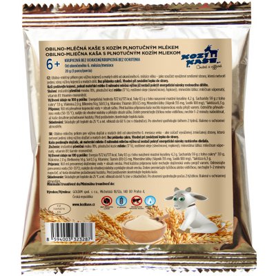 Goldim kozí kaše krupicová sytící porce 20 g – Zboží Dáma