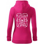 Blbý den na posedu dámská mikina trendy zipper s kapucí Purpurová – Hledejceny.cz