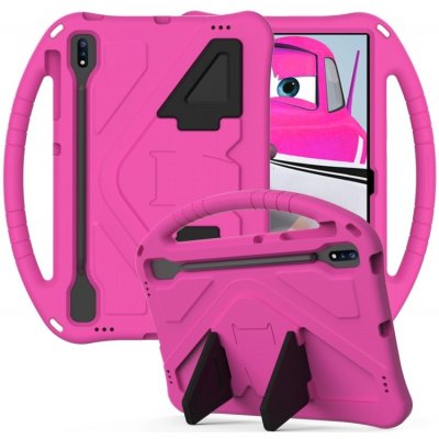 Protemio KIDDO Dětský obal pro Samsung Galaxy Tab S8+/S7+/S7 FE 54238 růžový