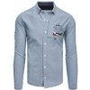 Pánská Košile Dstreet pánská košile modrá DX2289