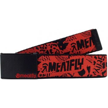 Meatfly pásek Mosh belt C Red/Black