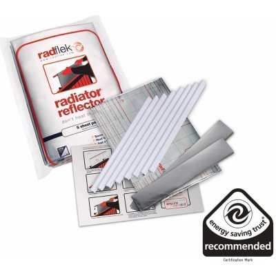Radflek Úsporné radiátorové fólie 3 ks pro 6 radiátorů a 2ks Radstik – HobbyKompas.cz