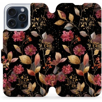 Mobiwear - Apple iPhone 15 Pro Max - V171S Zlatavé lístky a květy – Hledejceny.cz