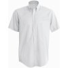 Pánská Košile košile pánská strečová s krátkým rukávem bílá