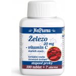 MedPharma Železo 20 mg+Vitamín C 37 tablet – Hledejceny.cz