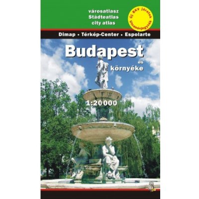 DIMAP Budapešť 1:20 000 turistický atlas / plán města – Zboží Mobilmania