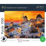 TREFL UFT Romantic Sunset: Oia Santorini 1500 dílků – Sleviste.cz