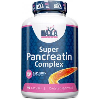 Haya Labs Super Pancreatin Enzymes 100 kapslí