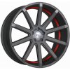 Alu kolo, lité kolo Corspeed Deville 10,5x22 5x112 ET15 gunmetal trim red