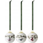 Kähler Vánoční baňky Hammershoi Christmas set 3 ks – Hledejceny.cz