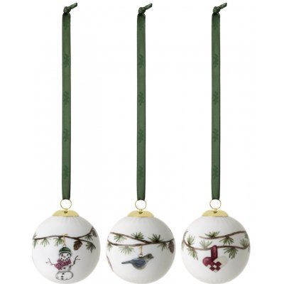 Kähler Vánoční baňky Hammershoi Christmas set 3 ks – Hledejceny.cz