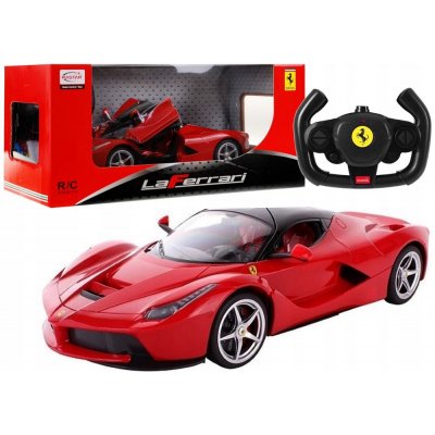 Leantoys osobní auto Ferrari červené