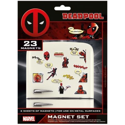 Pyramid International Sada magnetek Marvel Deadpool 23 ks – Hledejceny.cz