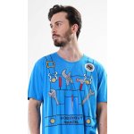 Hodinový manžel pánská noční košile kr.rukáv modrá – Zboží Dáma