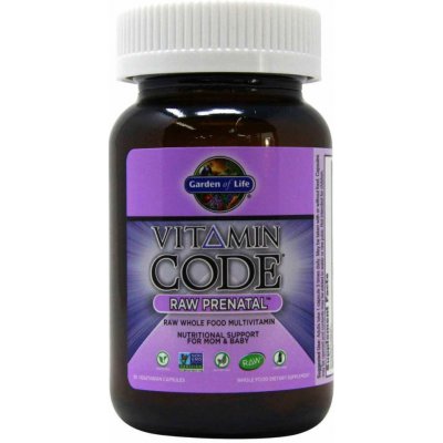 Garden of life Vitamin Code Raw Prenatal 30 rostlinných kapslí – Hledejceny.cz