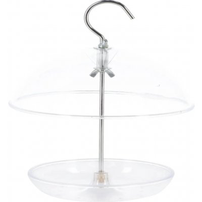 Esschert Design Krmítko Window závěsné 16 cm průhledné – Hledejceny.cz