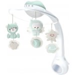 Infantino Kolotoč nad postýlku s melodií a projektorem 3v1 zelená – Zboží Dáma