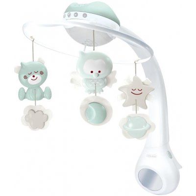 Infantino Kolotoč nad postýlku s melodií a projektorem 3v1 zelená – Zboží Dáma