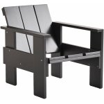 HAY Zahradní křeslo Crate Lounge Chair, Black – Hledejceny.cz
