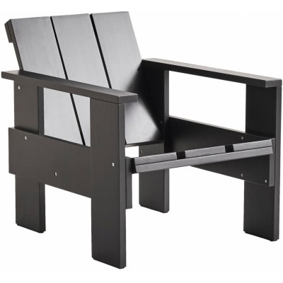 HAY Zahradní křeslo Crate Lounge Chair, Black – Hledejceny.cz