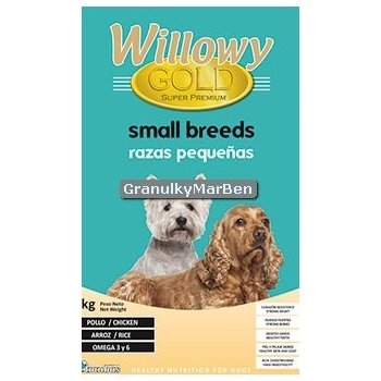 Willowy Gold Small breed Adult 3 kg