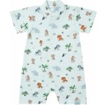 ESITO Letní overal pro miminko Safari bílá – Zbozi.Blesk.cz