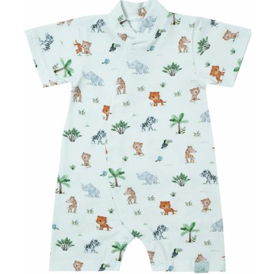 ESITO Letní overal pro miminko Safari bílá – Zbozi.Blesk.cz