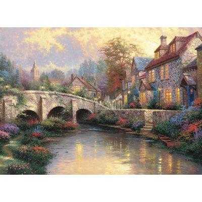 Schmidt U starého mostu Thomas Kinkade 1000 dílků