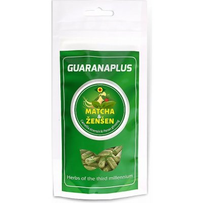 GuaranaPlus Matcha + Ženšen,100 kapslí