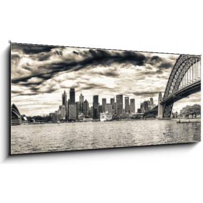 Obraz 1D panorama - 120 x 50 cm - Sydney Harbour Přístav Sydney