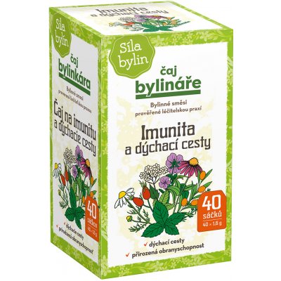Bylinář Bylinný čaj Na imunitu a dýchací cesty 40 x 1,6 g – Hledejceny.cz