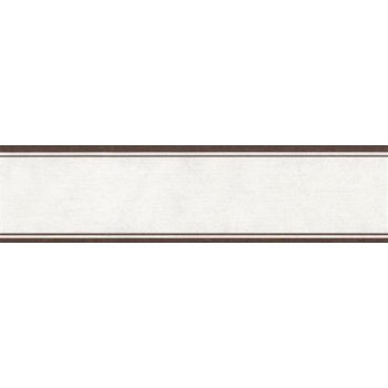 IMPOL TRADE 50004 Samolepící bordura bílá, rozměr 5 m x 5 cm