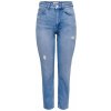 Dámské džíny Only dámské džíny ONLEMILY Straight Fit 15249500 Light Blue Denim