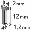 Hřebík EXTOL PREMIUM hřebíky, balení 1000ks, 12mm, 2,0x0,52x1,2mm