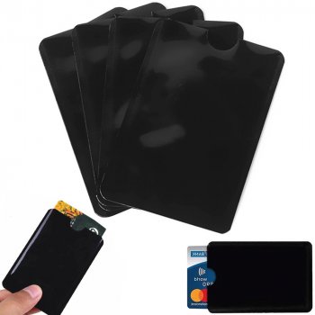 Pouzdro Mezamo+ bezdotykovou RFID kartu proti krádeži x4