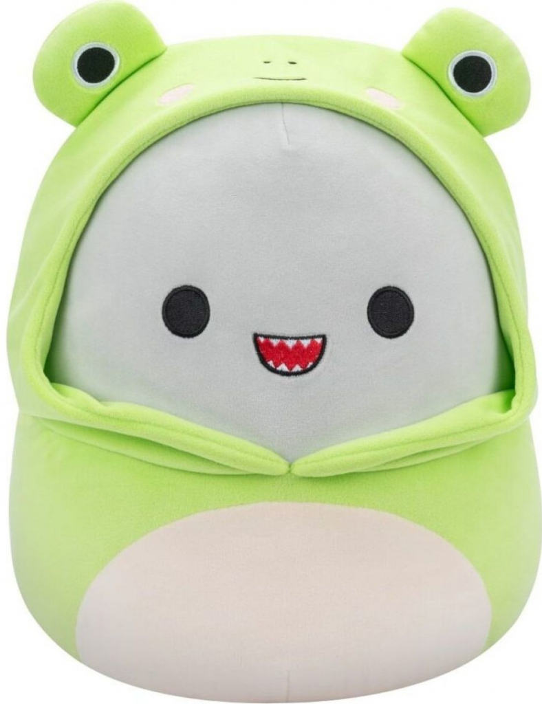 Squishmallows Žralok v kostýmu žáby Gordon 30 cm