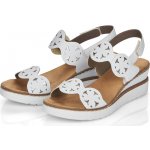 Rieker sandály s klínkem Weiss V38F8 80 – Zboží Dáma