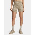 Under Armour dámské kraťasy na volný čas PJT RCK MIDDY SHORTS W hnědé – Zboží Dáma