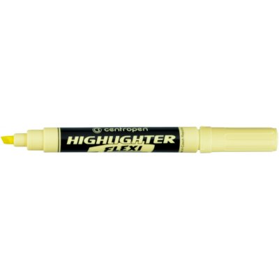 Centropen Highlighter Flexi Soft 8542 soft žlutá – Zbozi.Blesk.cz