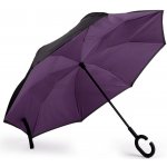 Prima-obchod Obrácený deštník dvouvrstvý, barva 10 fialová – Zboží Dáma