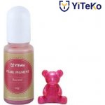 YiTeKo Perleťový pigment do pryskyřice 08 červená růže 10 ml – Hledejceny.cz