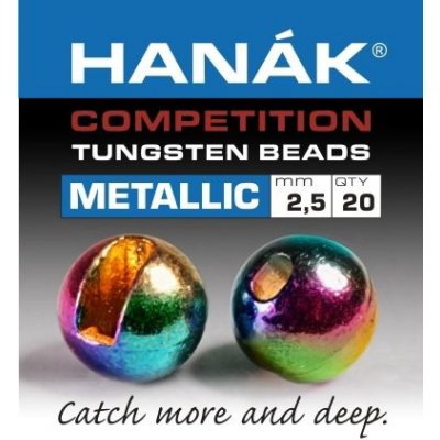 Hanák Competition Tungstenové Hlavičky Metallic Duhové 5,5 mm – Hledejceny.cz