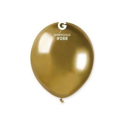 Gemar #088 Balónek SHINY 13 cm 5 zlatý – Zboží Dáma
